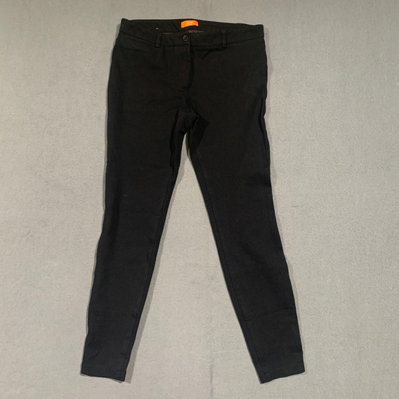 Joe Fresh Black Pants Size 10 Rayon Nylon Spandex Blend Career Casual Everyday - Picture 1 of 9